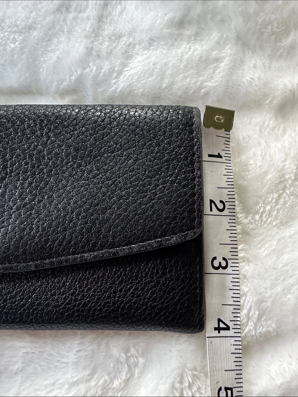 ZINDA Black Leather Women's Wallet Clutch RFID Blocking Compact Minimalist EUC - Picture 14 of 15